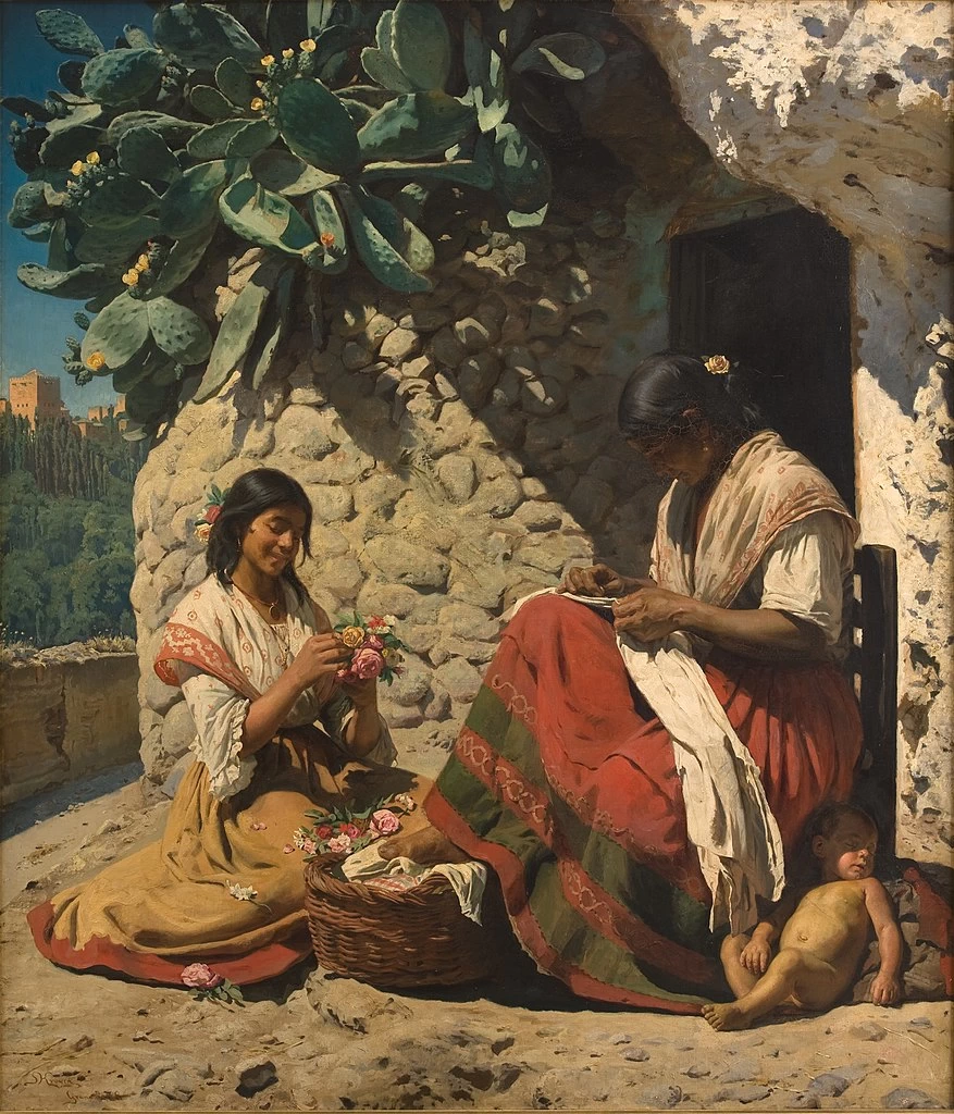 Due donne zingare fuori casa - Statens Museum for Art, Copenaghen